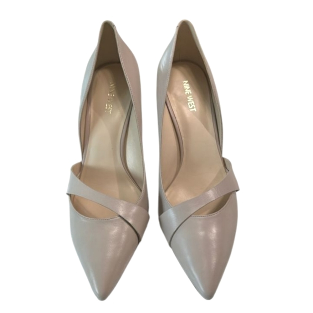 NINE WEST Taupe Heels - Picture 2 of 4